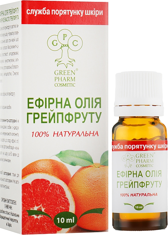Эфирное масло грейпфрута - Green Pharm Cosmetic