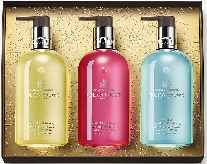 Molton Brown Floral & Aromatic Hand Care Collection - Набор (h/wash/300ml*3) — фото N1