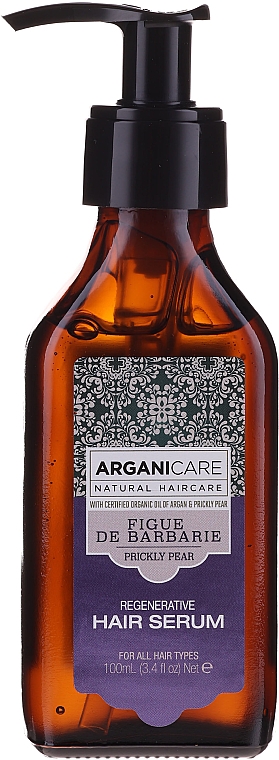 Восстанавливающая сыворотка для волос - Arganicare Prickly Pear Hair Serum — фото N1
