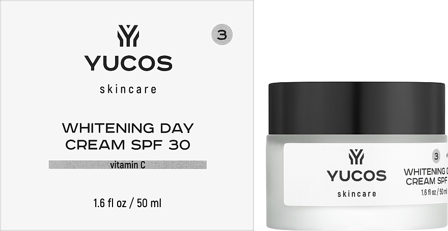 Отбеливающий крем для лица SPF 30 - Yucos Whitening Day Cream SPF 30 — фото N2