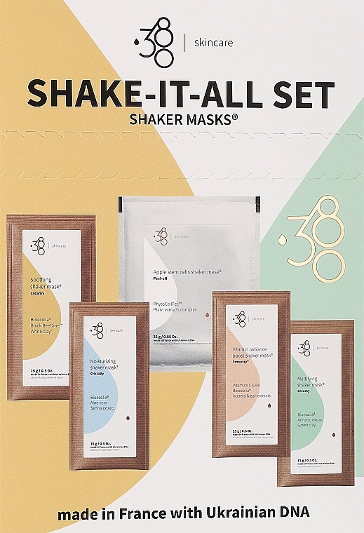 Набір, 5 продуктів - 380 Skincare Shake-It-All Set — фото N1