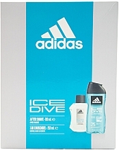 Духи, Парфюмерия, косметика Adidas Ice Dive - Набор (aftsh/100ml + sh/gel/250ml)