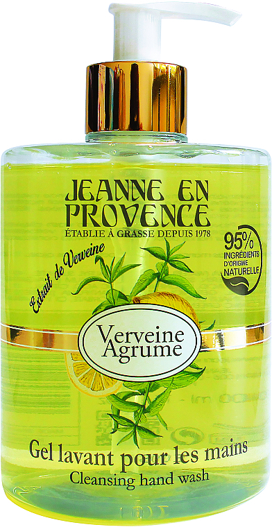 Гель для мытья рук "Вербена и цитрус" - Jeanne en Provence Lavant Mains Verveine
