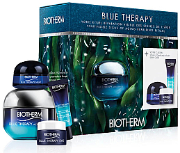 Духи, Парфюмерия, косметика Набор - Biotherm Blue Therapy (f/cream/50ml + f/cream/15ml + ser/10ml + eye/creme/5ml)