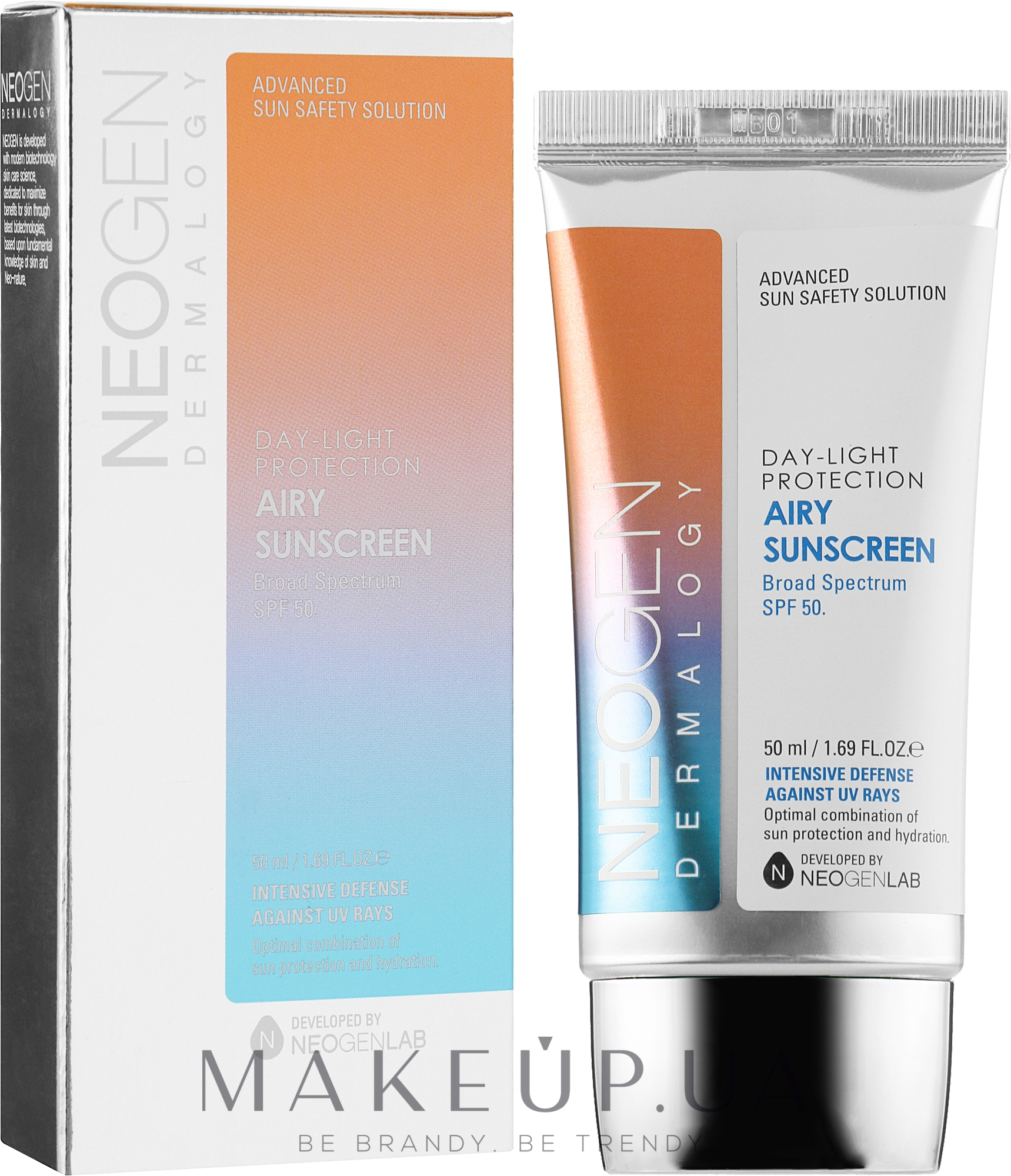 Солнцезащитный крем для лица - Neogen Day-light Protection Airy Sunscreen  — фото 50ml