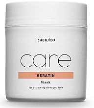 Кератиновая маска для сухих и поврежденных волос - Subrina Professional Care Keratin Mask — фото N1