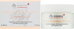 Омолаживающий крем для декольте - Evenswiss Rejuvenating Decollete Cream — фото N2