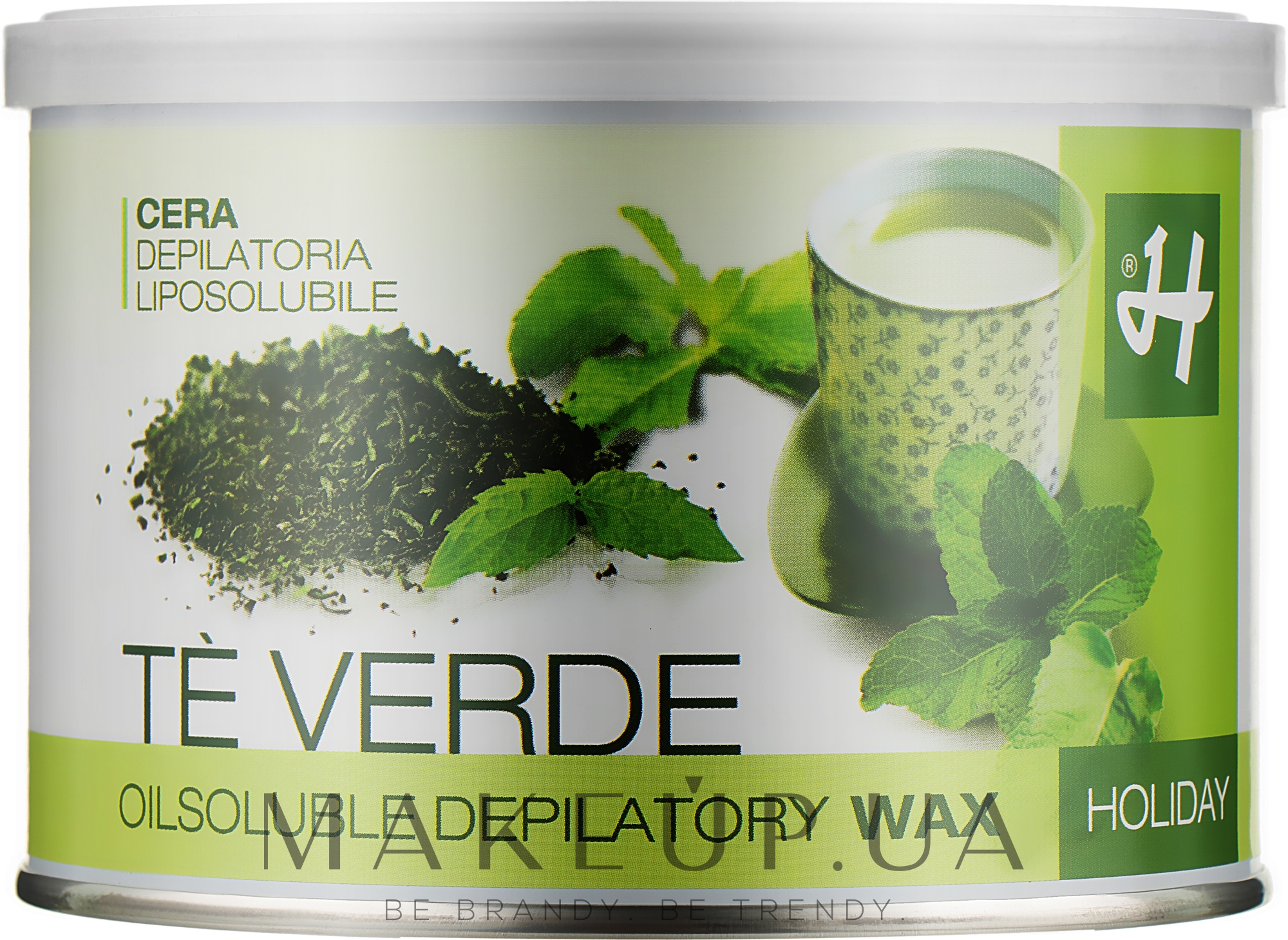 Теплий віск для депіляції з екстрактом зеленого чаю - Holiday Depilatory Wax Green Tea — фото 400ml