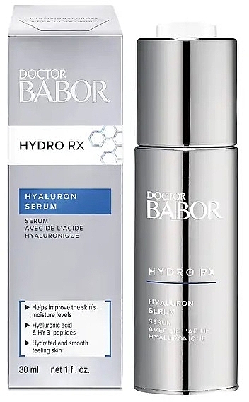 Сироватка для обличчя з гіалуроновою кислотою - Babor Doctor Babor Hydro RX Hyaluron Serum — фото N1