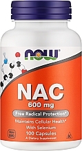 Парфумерія, косметика Харчова добавка "N-ацетилцистеїн", 600 мг - Now Foods NAC Veg Capsules