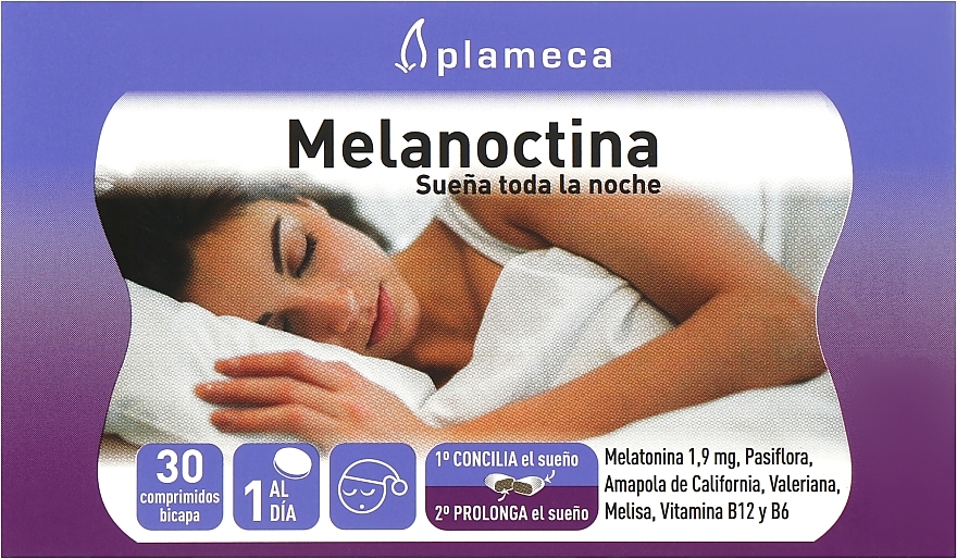 Пищевая добавка "Мелатонин. Сон всю ночь" - Plameca — фото N1