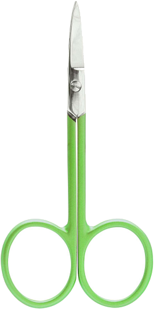 Ножницы для кутикулы, зеленый - Titania Cuticle Scissors Green — фото N1
