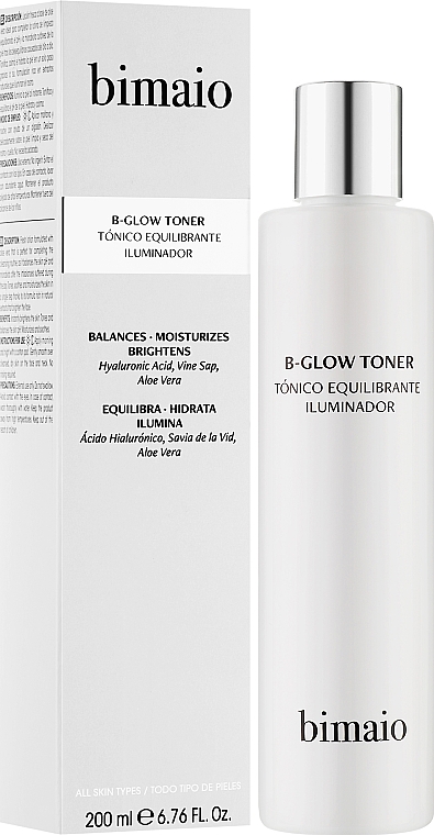 Балансувальний тонік для обличчя - Bimaio B-Glow Toner — фото N2