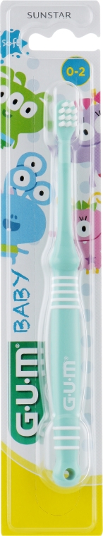 Зубная щетка "Baby", ментоловая - G.U.M Toothbrush — фото N2