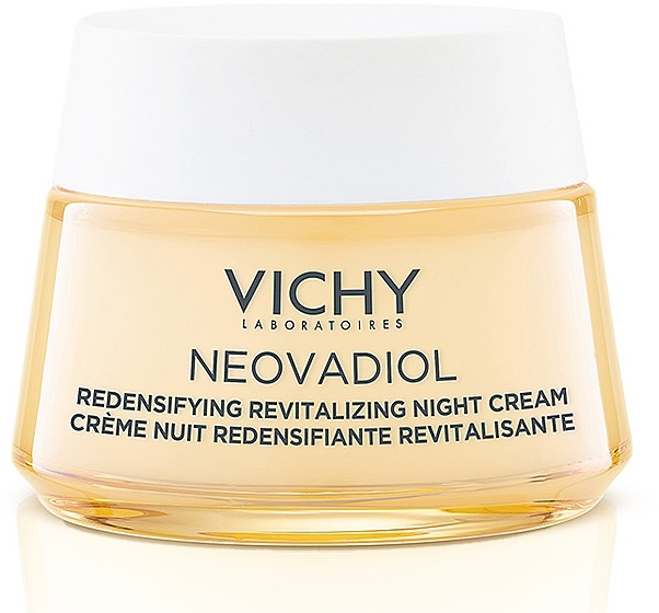 Ночной антивозрастной крем с охлаждающим эффектом для увеличения плотности и восстановления тонуса кожи лица - Vichy Neovadiol Redensifying Revitalizing Night Cream  — фото N1