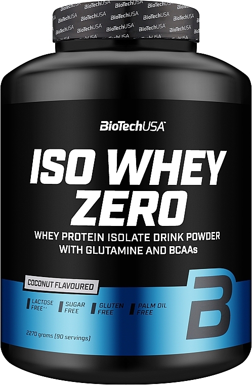 Протеин "Кокос" - BiotechUSA ISO Whey Zero Lactose Free Coconut Protein — фото N3