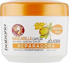 Маска для волосся з олією жожоба й аргани - Babaria Reparative Hair Mask Jojoba And Argan Oils — фото N1