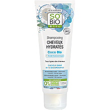 Шампунь для волос с кокосом и гиалуроновой кислотой - So'Bio Etic Coconut & Hyaluronic Acid Moisturising Shampoo  — фото N1