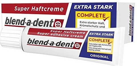 Крем для фіксації зубниї протезів - Blend-A-Dent Super Adhesive Cream Original Complete (12x47g) — фото N1