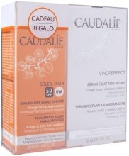 Духи, Парфюмерия, косметика Набор "Идеальный загар" - Caudalie (ser/30ml + cr/20ml)