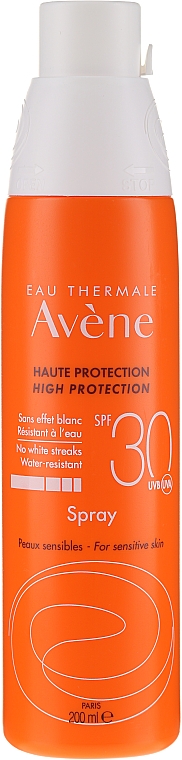 Спрей сонцезахисний для чутливої шкіри SPF30 - Avene Solaires Haute Protection Spray SPF 30 — фото N1