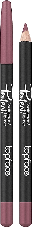 Водостойкий карандаш для губ - TopFace Perfect Waterproof Lipliner