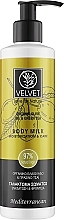 Молочко для увлажнения и ухода за телом - Velvet Love for Nature Organic Olive & Green Tea Body Milk — фото N1
