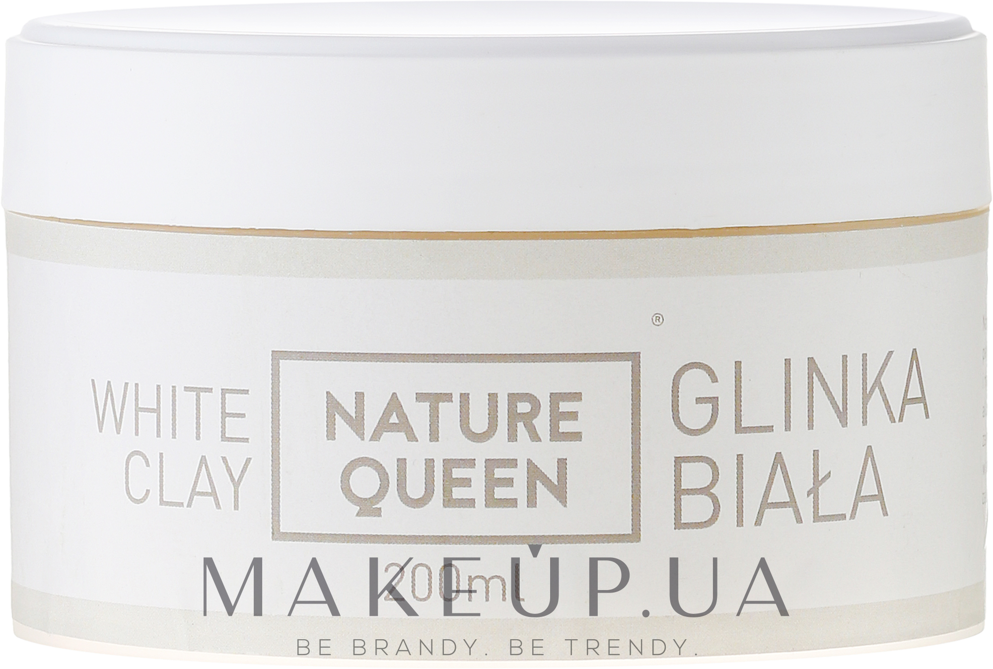 Маска для обличчя з білою глиною - Nature Queen White Clay — фото 150ml