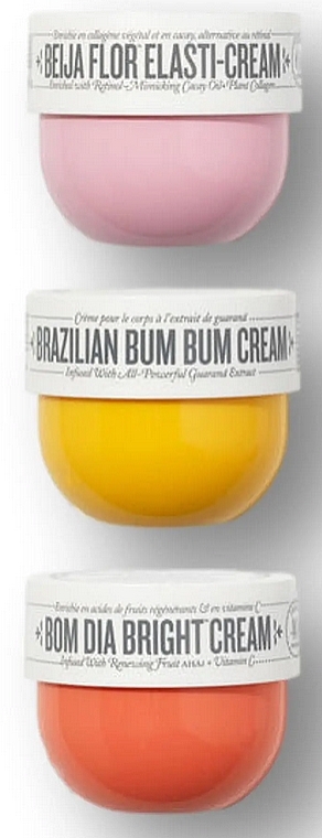 Набор - Sol de Janeiro Limited Edition Rio Body Trio Discovery Cream Set (b/cream/3x50ml) — фото N2