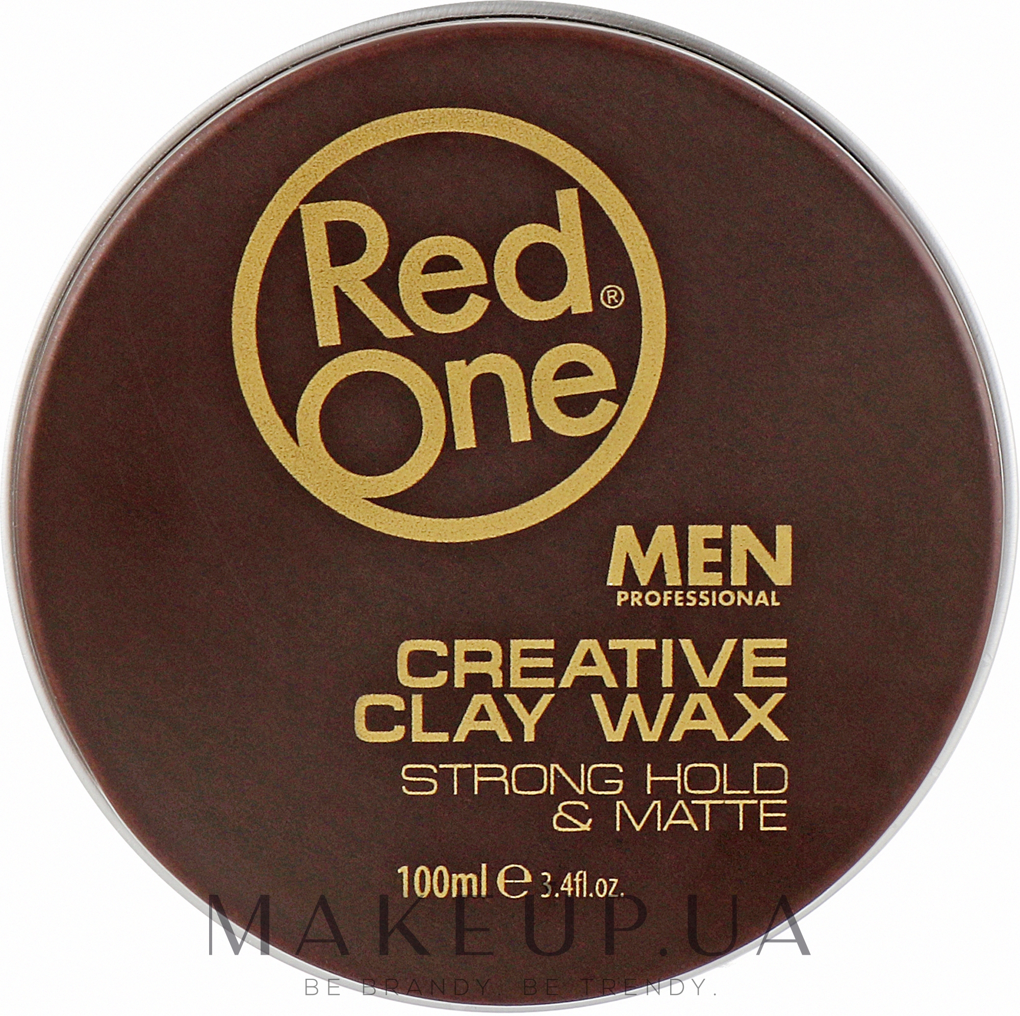 Глиняний віск - RedOne Professional Men Creative Clay Wax Strong Hold Matte — фото 100ml