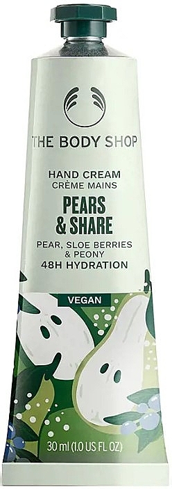 Крем для рук "Груша" - The Body Shop Pears & Share Hand Cream — фото N1
