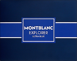 Духи, Парфюмерия, косметика Montblanc Explorer Ultra Blue - Набор (edp/100ml + sh/gel/100ml + edp/7.5ml)