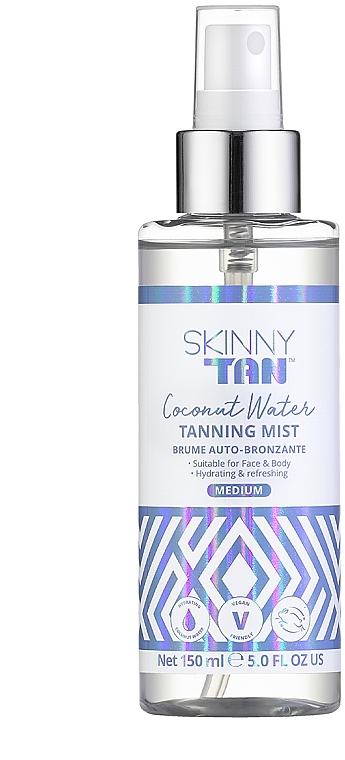 Кокосовый спрей для автозагара - Skinny Tan Coconut Water Tan Mist — фото N1
