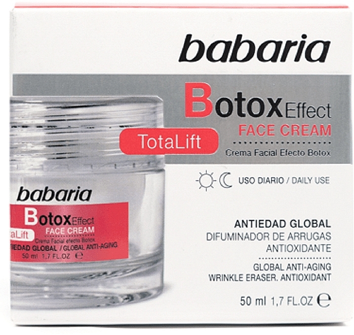 Ліфтинг-крем для обличчя - Babaria Botox Effect Total Lift Face Cream — фото N2