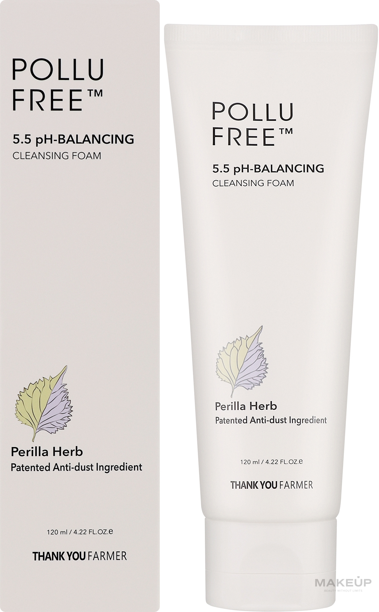 Пінка для вмивання - Thank You Farmer Pollufree 5.5 pH-Balancing Cleansing Foam — фото 120ml