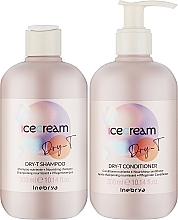 Набір - Inebrya Ice Cream Dry-T Kit (shmp/300ml + cond/300ml) — фото N2