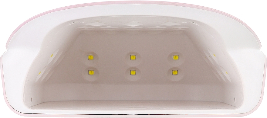 Лампа для манікюру 48 Вт, 36 LED, рожева - SML S7 Pink — фото N2