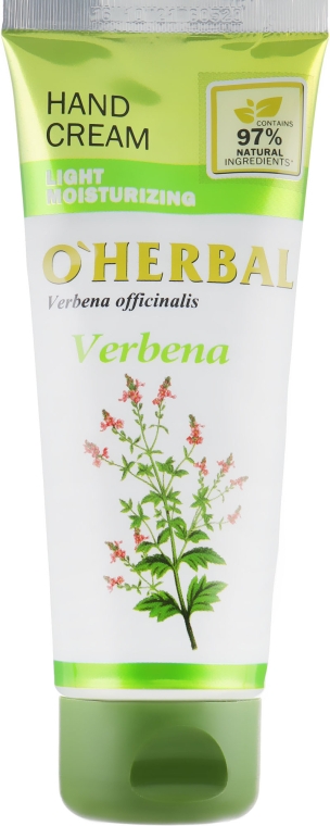 Крем для рук з вербеною - O'Herbal Light Moisturizing Hand Cream Verbena — фото N3