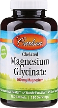 Харчова добавка "Магній хелат", 200 мг - Carlson Labs Chelated Magnesium — фото N1