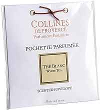 Духи, Парфюмерия, косметика Ароматическое саше в конверте "Белый чай" - Collines de Provence Scented Envelope