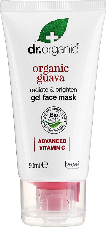 Маска для обличчя з органічним гелем гуави - Dr. Organic Organic Guava Gel Face Mask — фото N1