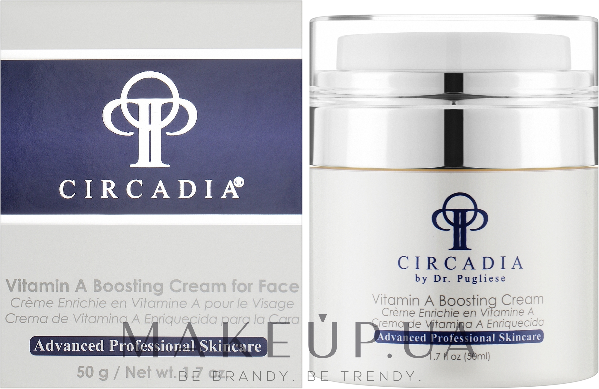 Омолаживающий крем для лица с витамином А - Circadia Vitamin A Boosting Cream — фото 50ml