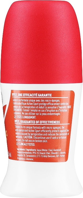 Кульковий дезодорант - Byly Deodorant Active Sport — фото N2