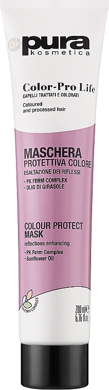 Маска для фарбованого волосся - Pura Kosmetica Color Pro Life Mask — фото N1