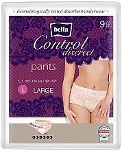 Парфумерія, косметика Поглинальні труси жіночі L, 100-135 см, 10 шт. - Bella Control Discreet Pants