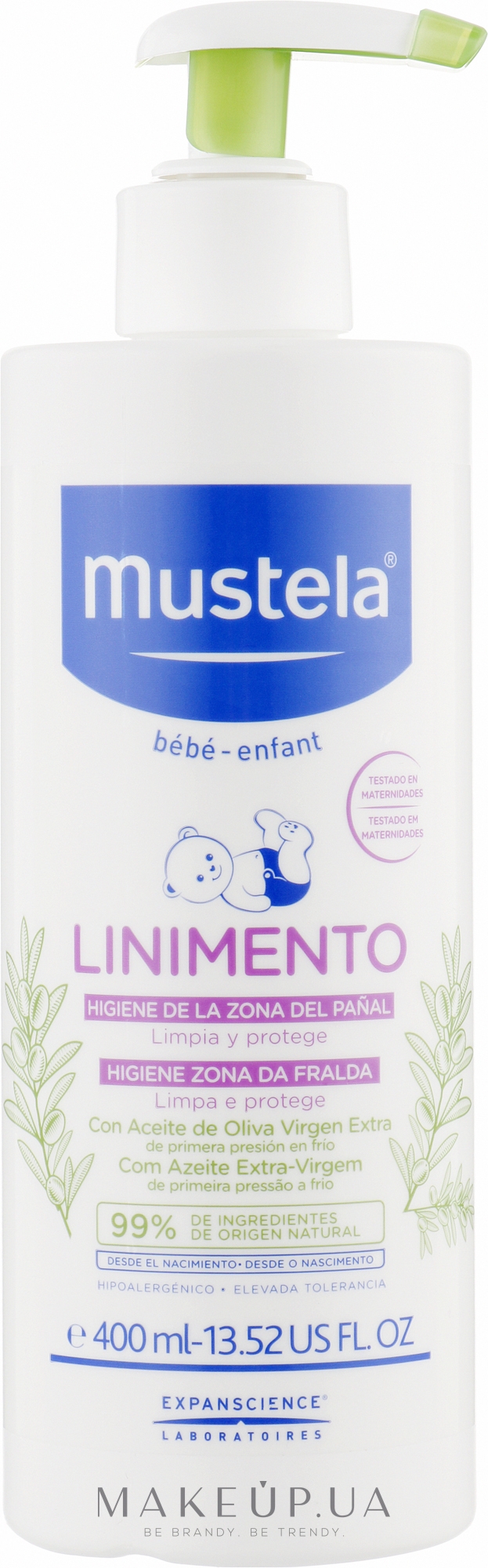 Лінімент для немовлят - Mustela Bebe Liniment — фото 400ml