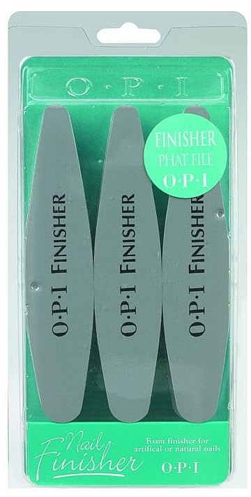 Набор пилочек для ногтей 400/800/1200 грит - OPI. Finisher Phat File — фото N1
