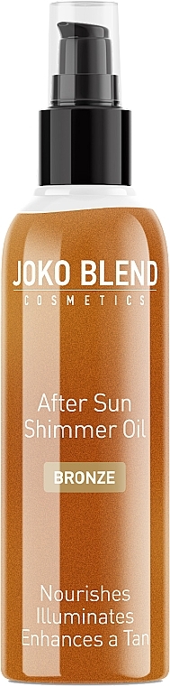 Масло после загара с шиммером - Joko Blend After Sun Shimmer Oil — фото N4