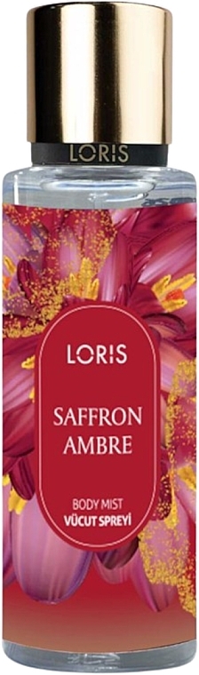 Мист для тела - Loris Parfum Saffron Ambre Body Mist — фото N1