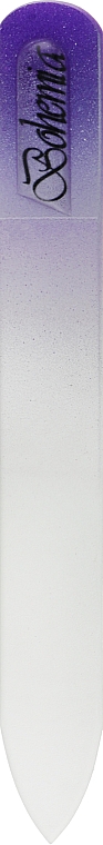Пилочка хрустальная в чехле из кожи 99-1052, сиреневая, 105мм - SPL — фото N1